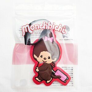 *MONCHHICHI*  Sekiguchi red luggage tag/name tag - ADORABLE! - NEW! - FAST SHIP!